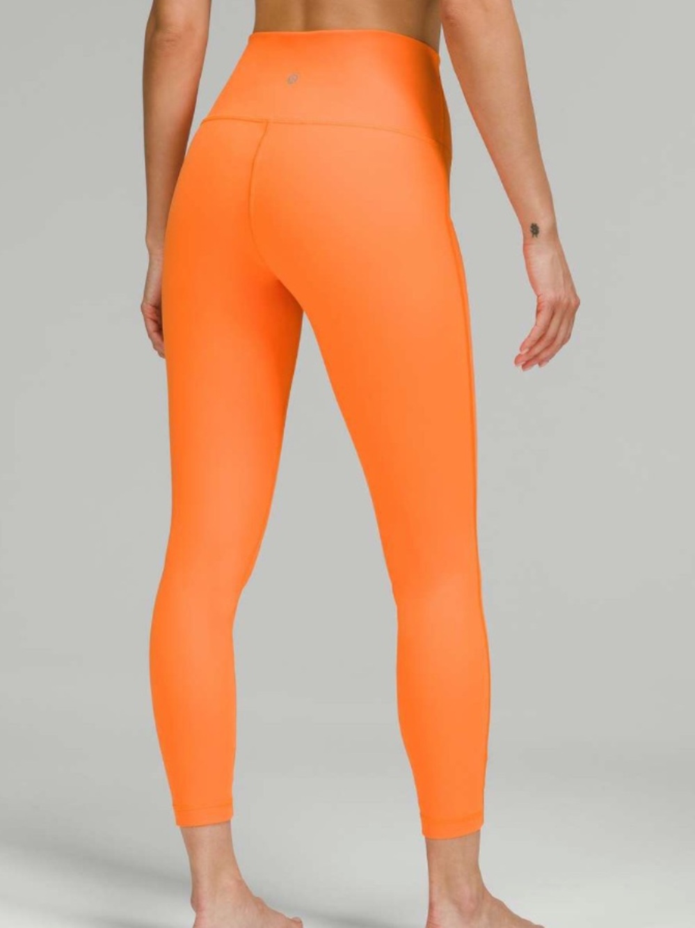 Lululemon Wunder Under High-Rise Tight 25" Leggings Orange Soda